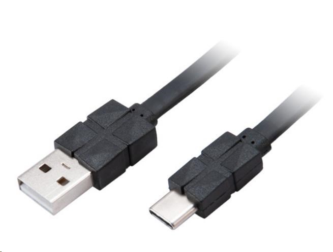 Kábel AKASA PROSLIM USB 2.0 Typ C na typ A,  100 cm1 