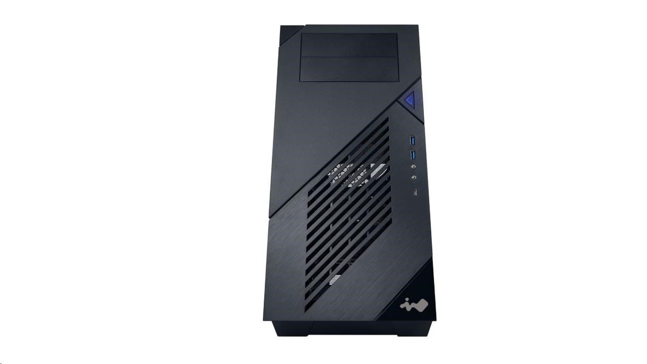 IN WIN case C200,  mid tower,  166mm ventilátor,  2x2.5