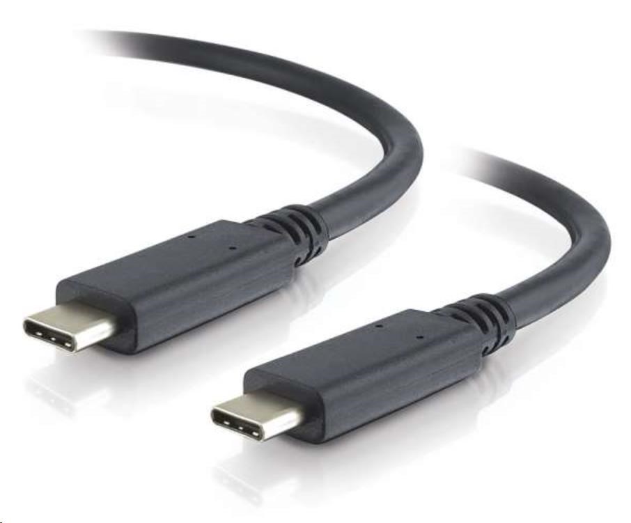 Kábel PREMIUMCORD USB-C ( USB 3.2 generácie 2x2,  5A,  100W,  20Gbit/ s ) čierna,  1m0 