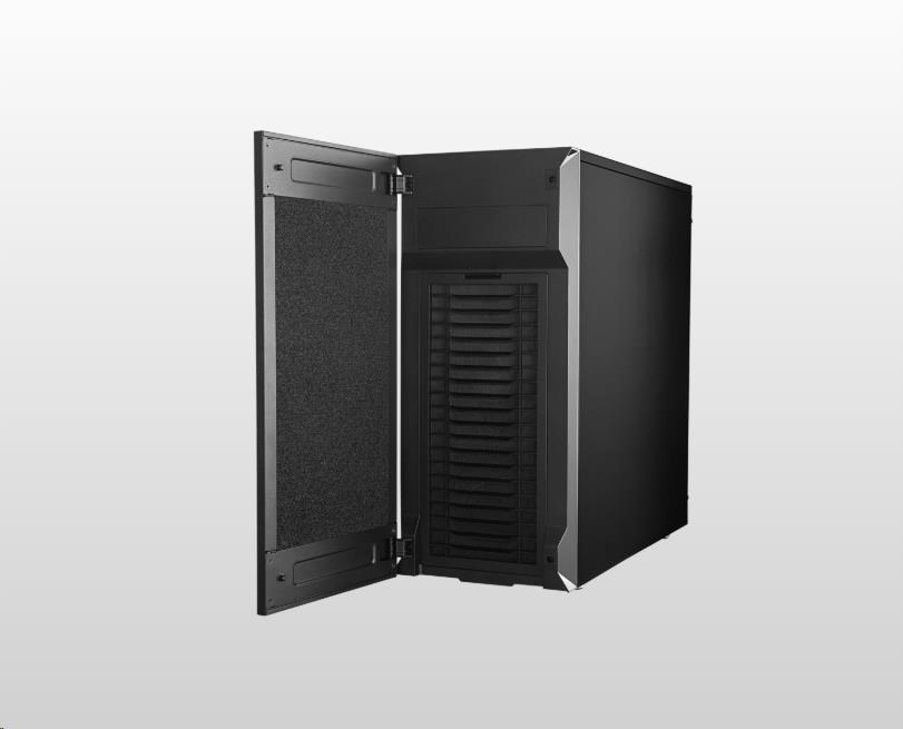 Cooler Master case Silencio S600 Steel,  ATX,  2x 120mm Fan,  Černá12 