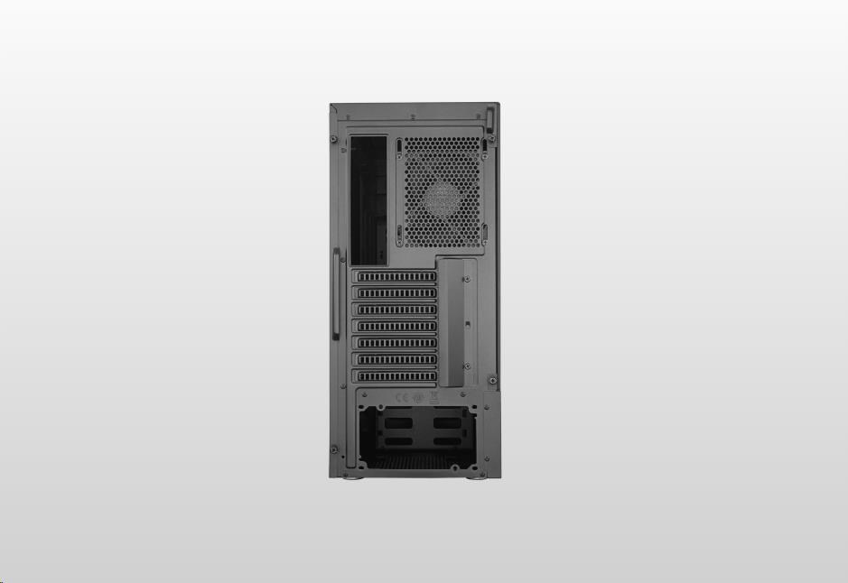 Cooler Master case Silencio S600 Steel,  ATX,  2x 120mm Fan,  Černá4 