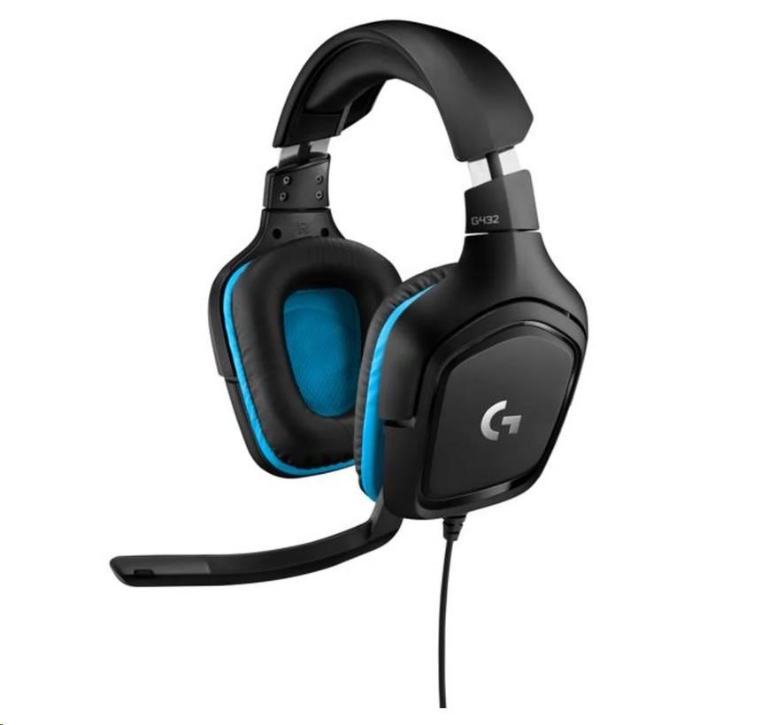 Logitech herní sluchátka G432 7.1 Wired5 