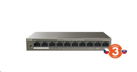 Tenda TEF1110P-8-63W - PoE AT Switch 63Watt0 