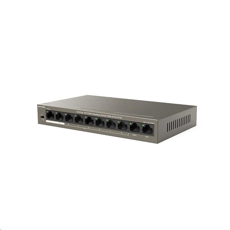 Tenda TEF1110P-8-63W - PoE AT Switch 63Watt2 