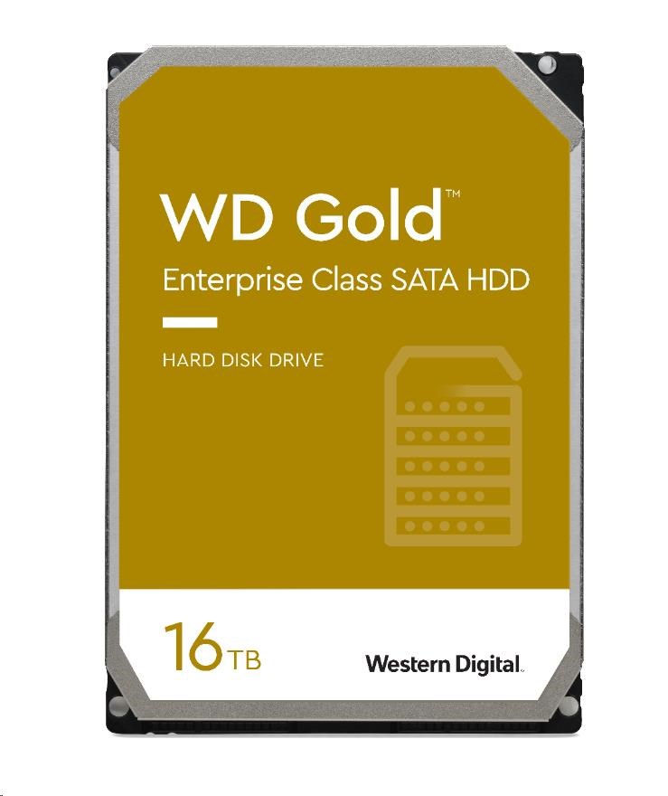 WD GOLD WD161KRYZ 16TB SATA/  6Gb/ s 512MB cache 7200 otáčok za minútu,  CMR,  Enterprise0 