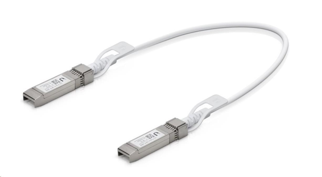 Ubiquiti UC-DAC-SFP28, DAC kábel, SFP28, biely, 0.5m0 