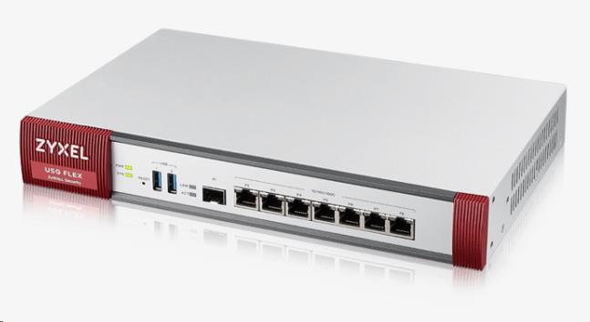 Zyxel USG Flex 500 Firewall 7 Gigabit user-definable ports, 1*SFP, 2* USB (Device only)1 