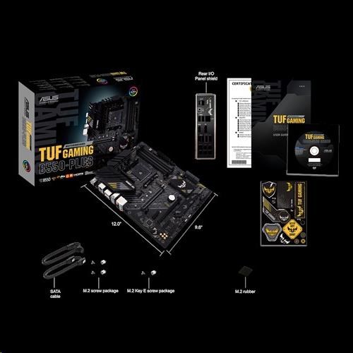 ASUS MB Sc AM4 TUF GAMING B550-PLUS, AMD B550, 4xDDR4, 1xDP, 1xHDMI5 