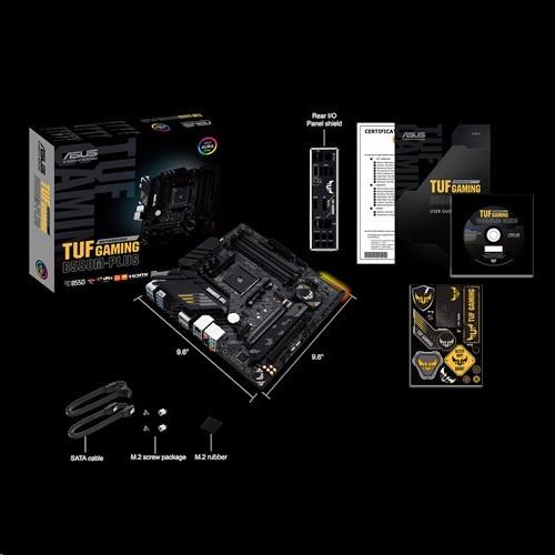 ASUS MB Sc AM4 TUF GAMING B550M-PLUS,  AMD B550,  4xDDR4,  1xDP,  1xHDMI,  mATX1 