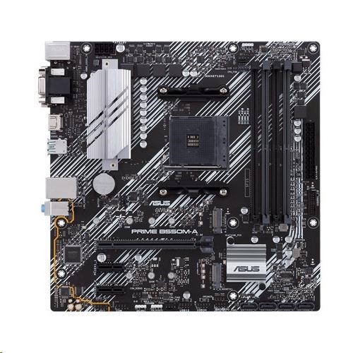 ASUS MB Sc AM4 PRIME B550M-A,  AMD B550,  4xDDR4,  1xHDMI,  1xDVI,  1xVGA,  mATX1 