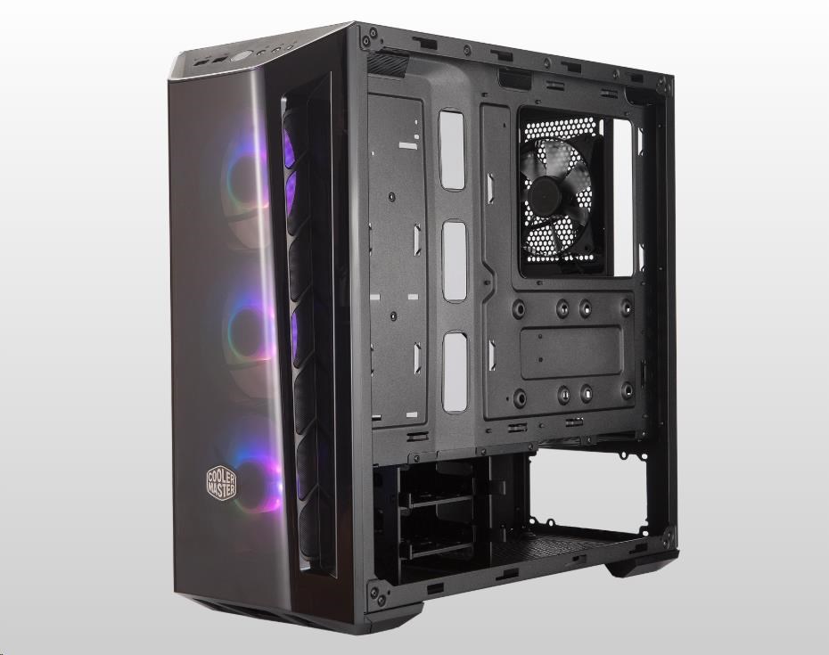 Cooler Master case MasterBox MB520 ARGB,  E-ATX,  Průhledná bočnice,  3x 120mm ARGB Fan,  1x 120mm Fan,  Černá5 