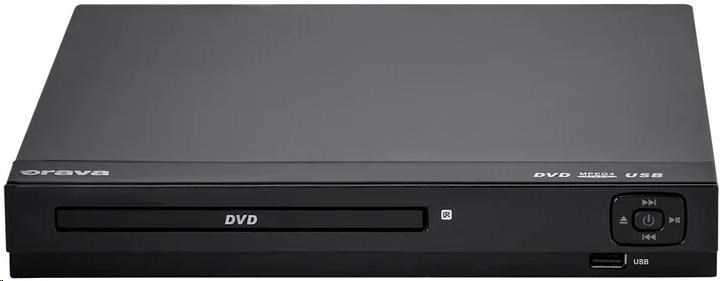 Orava DVD-405 DVD přehrávač,  přehrává CD,  DVD a VCD,  displej,  USB,  koaxiální audio výstup,  SCART0 
