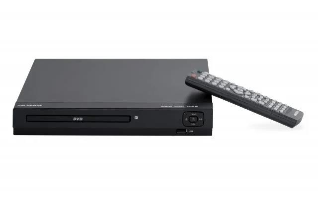 Orava DVD-405 DVD přehrávač,  přehrává CD,  DVD a VCD,  displej,  USB,  koaxiální audio výstup,  SCART3 