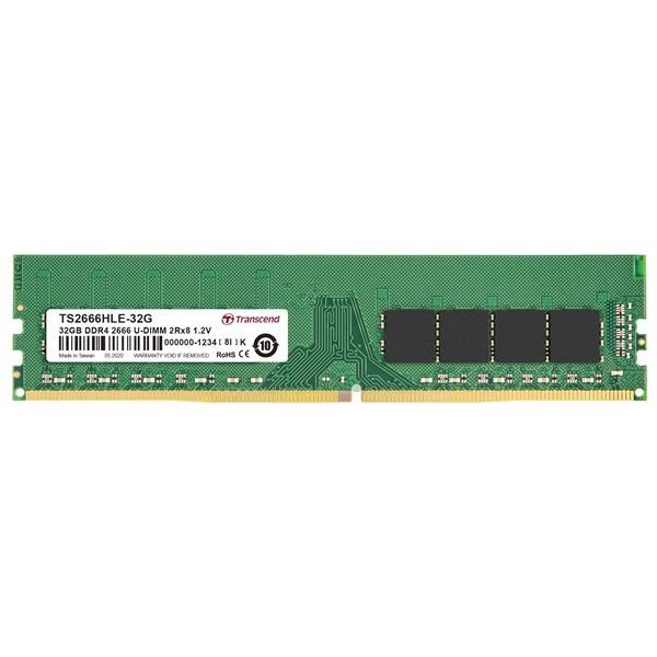 DDR4 32GB 2666MHz TRANSCEND 2Rx8 2Gx8 CL19 DIMM 1.2V0 