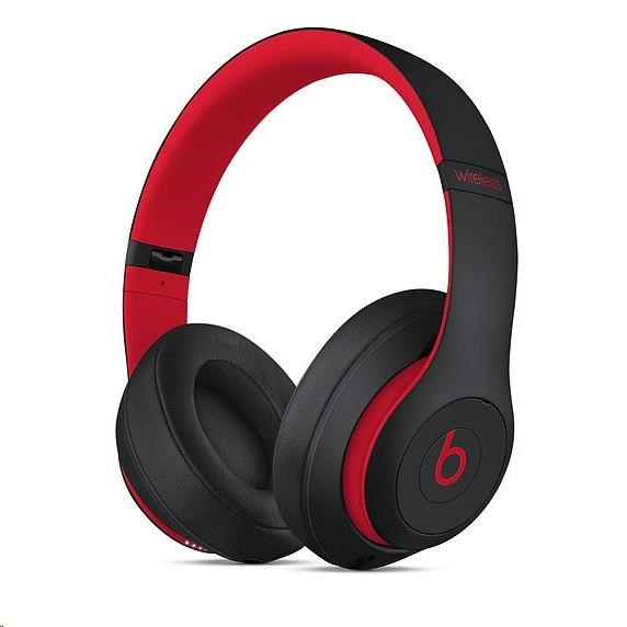 Beats Studio3 Wireless Over-Ear Headphones - The Beats Decade Collection - Defiant Black-Red2 