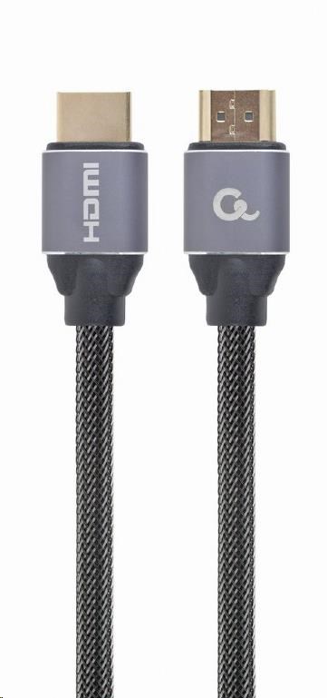GEMBIRD CABLEXPERT HDMI kábel 2.0,  5 m,  opletené,  čierne,  blister0 