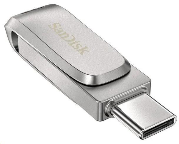 SanDisk Flash disk 256 GB Ultra Dual Drive Luxe USB 3.1 Typ C 150 MB/s2 