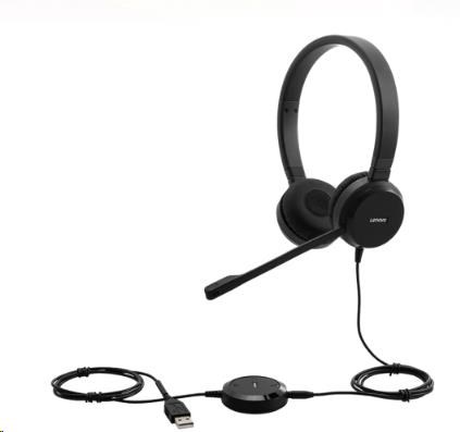 LENOVO sluchátka ThinkPad Pro Wired Stereo VOIP Headset - USB/ 3.5mm,  potlačení hluku1 