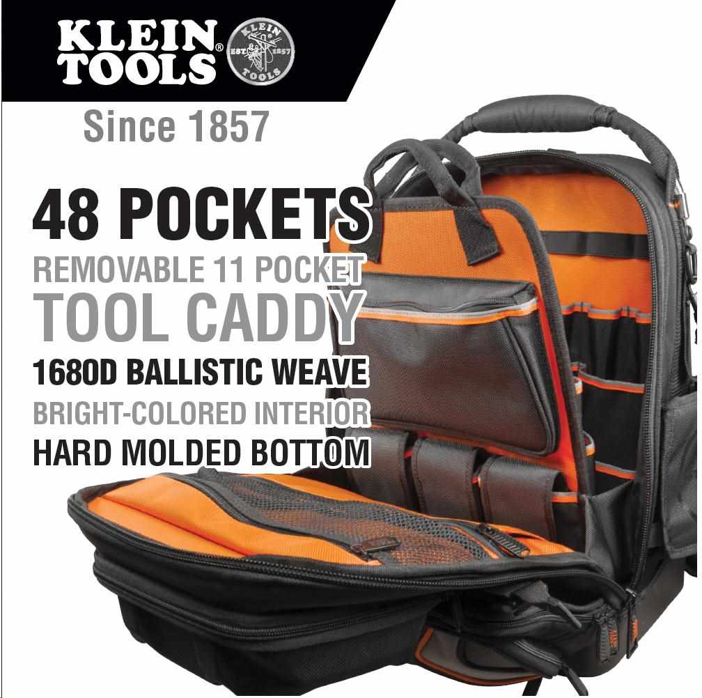 KLEIN TOOLS - Tradesman Pro™ Tool Master,  batoh na nářadí - 48 kapes2 