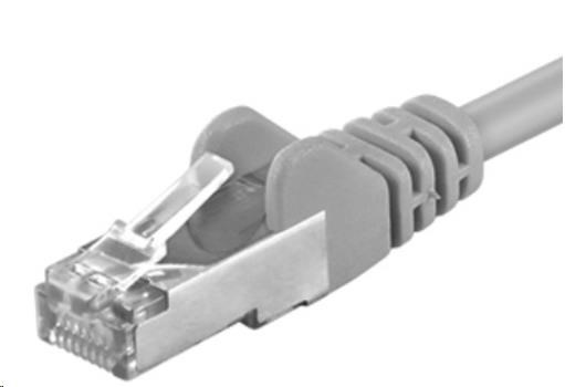 PREMIUMCORD Patch kábel CAT6a S-FTP,  RJ45-RJ45,  AWG 26/ 7 0, 5m sivý0 