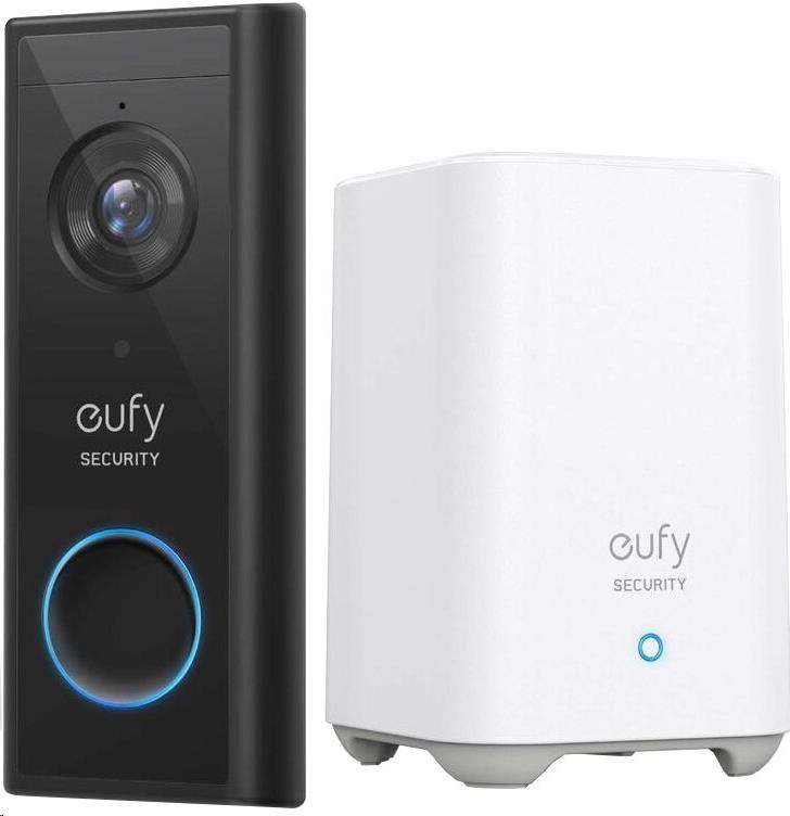 Anker Eufy Video Doorbell 2K black (Battery-Powered) + Home base 20 