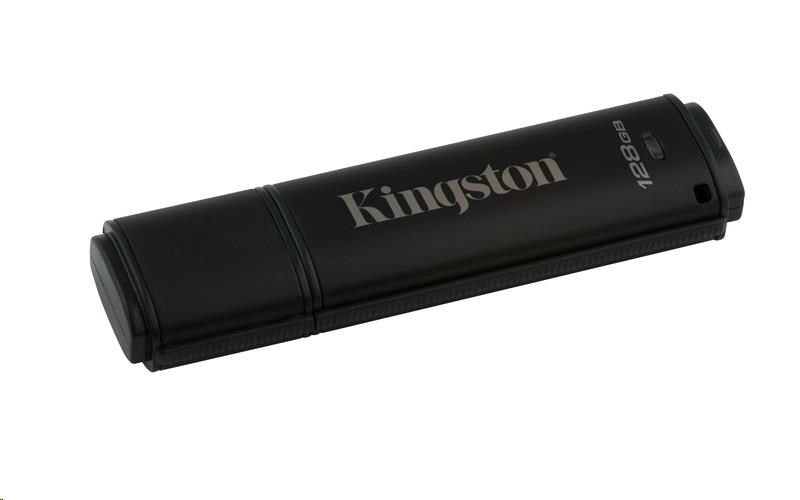 Kingston 128GB DataTraveler 4000 G2DM (USB 3.0,  256-bitové šifrovanie AES)1 