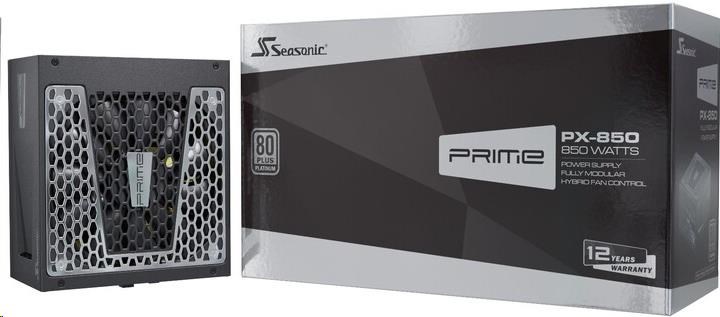 Zdroj 850W, Seasonic PRIME PX-850 Platinum (SSR-850PD2), retail6 