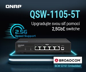 QNAP switch QSW-1105-5T (5x2, 5GbE, fanless)1 