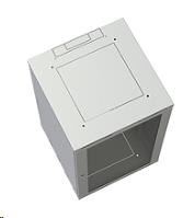 Nástenný rozvádzač Solarix SENSA 21U 600 mm,  plechové dvere,  RAL 7035 SENSA-21U-66-21-G2 