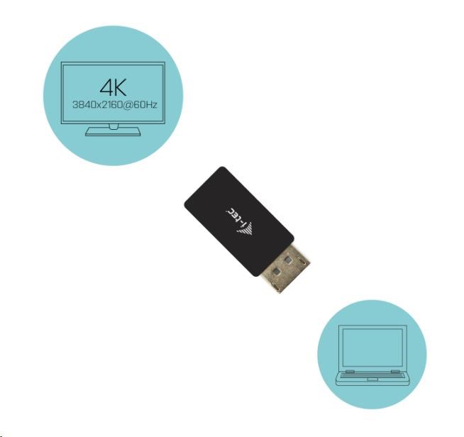 adaptér iTec DisplayPort na HDMI 4K/ 60Hz1 