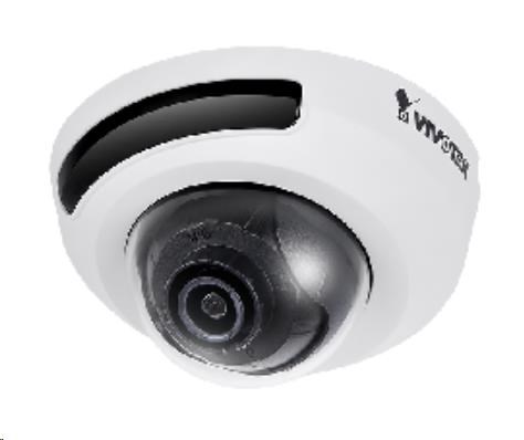 1920x1080 (FullHD) až 30sn/s, H.265, obj. 3.6mm (89°), PoE, DI, Mic., Smart IR 10m (940nm-lidskému oku neviditelné spektrum), SNV,0 