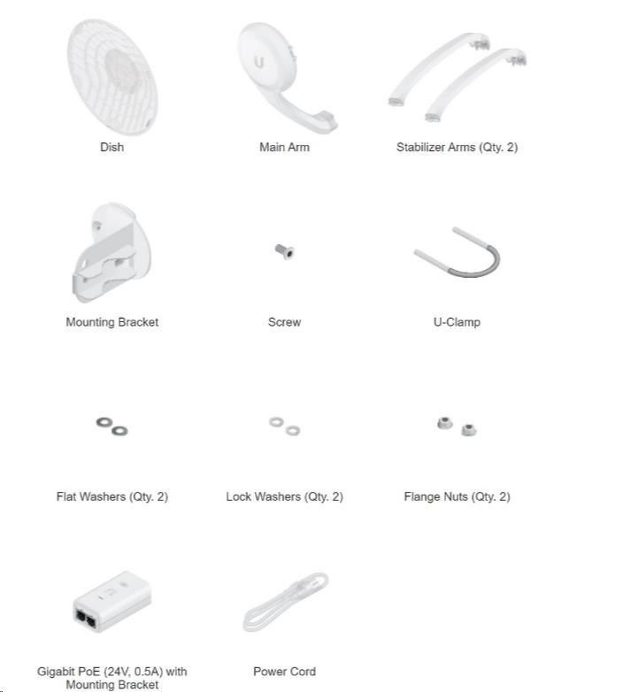 Ubiquiti airMAX AC   GigaBeam Long Rage 60 GHz/5 GHz Radio with 1+ Gbps Throughput4 