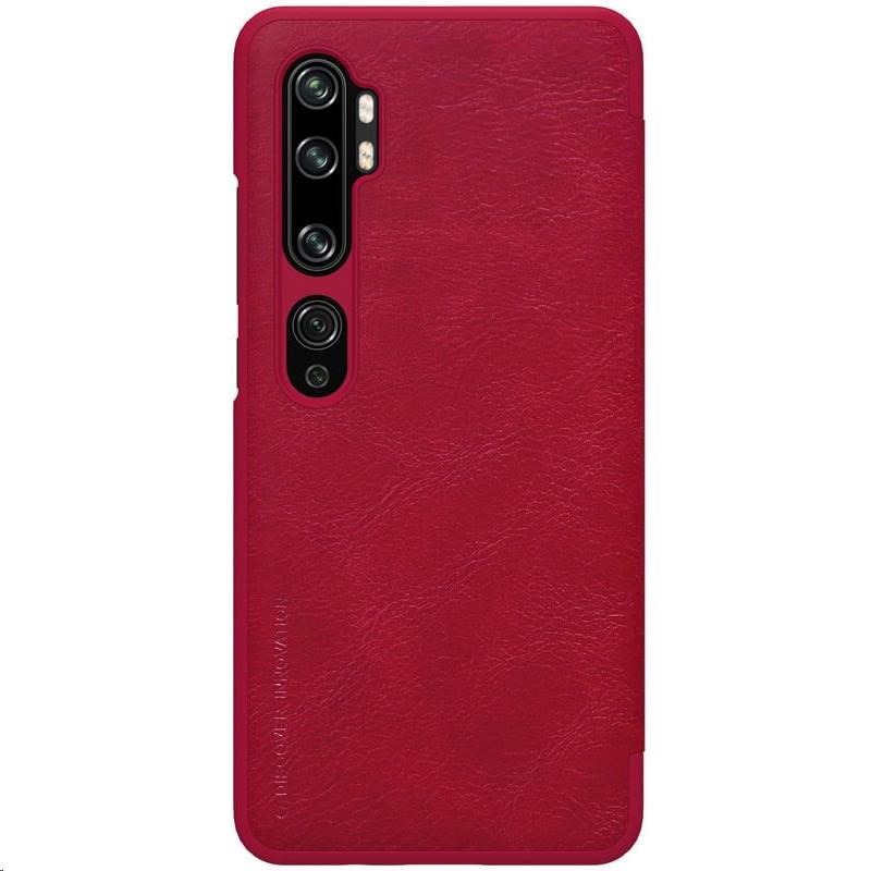 Nillkin Qin kožené puzdro pre Xiaomi Mi Note 10 /  10 Pro (červené)0 