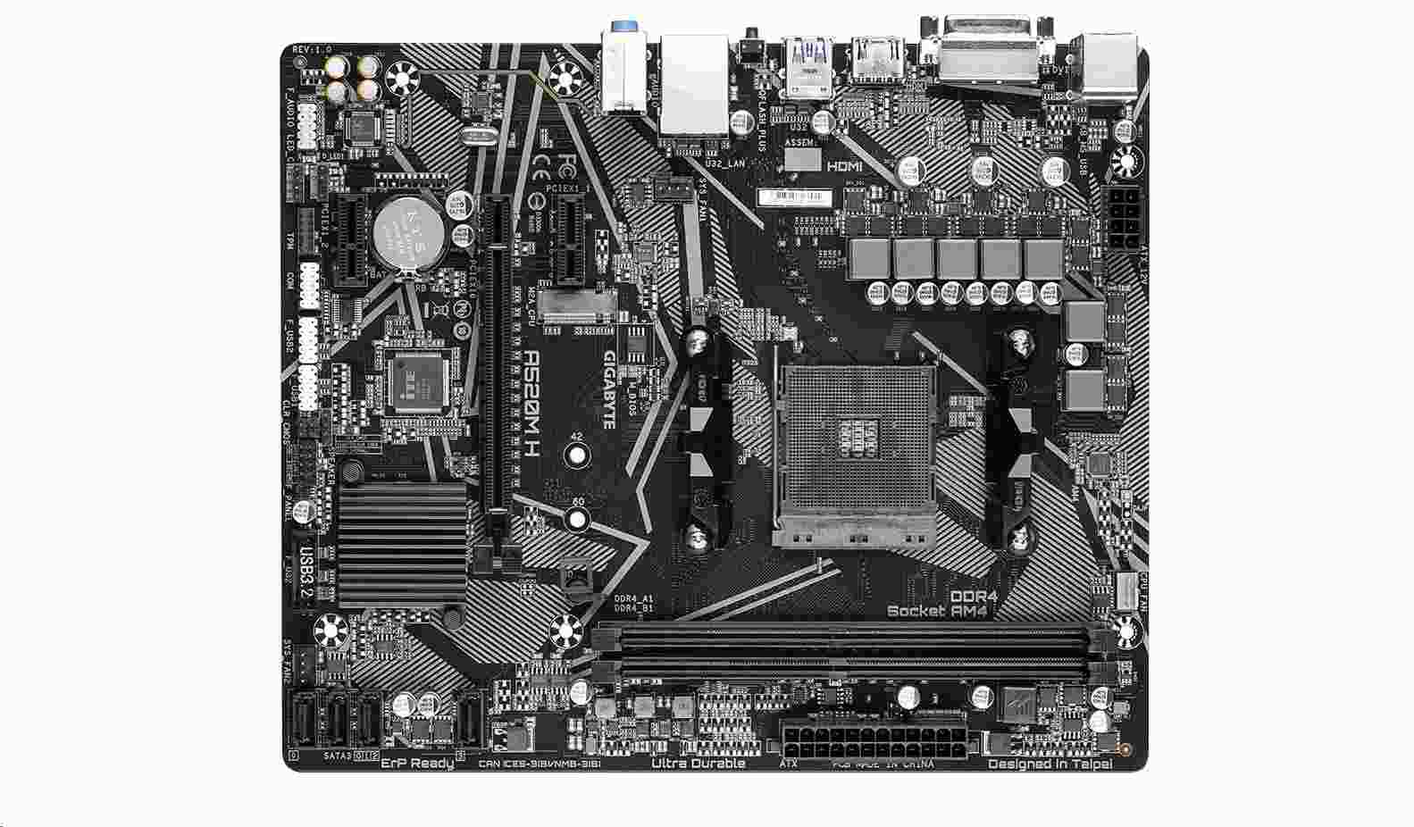 GIGABYTE A520 H/ AM4/ mATX0 