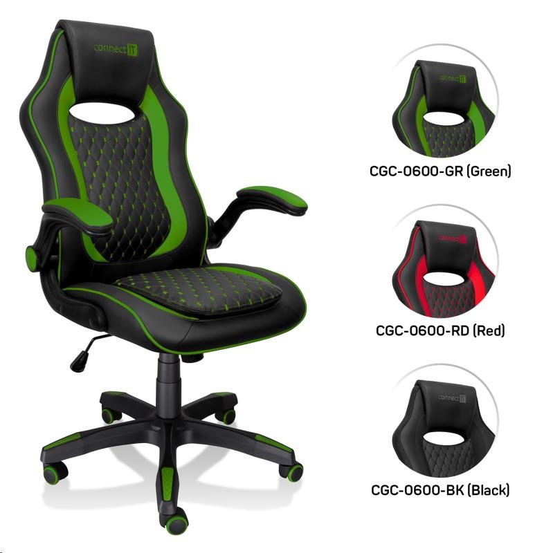 CONNECT IT Matrix Pro herní křeslo, zelené8 