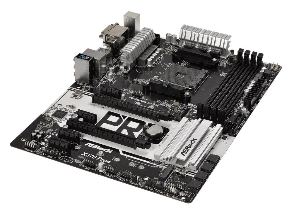 ASRock MB Sc AM4 X370 PRO4,  AMD X370,  4xDDR4,  VGA2 