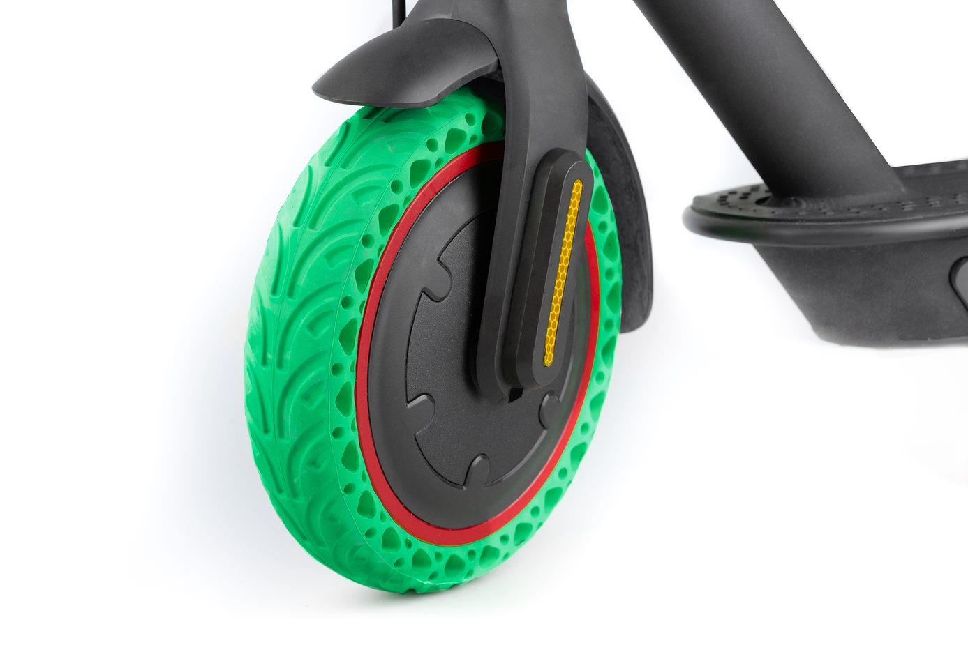 Bezdušová pneumatika pro Xiaomi Scooter zelená (Bulk)2 