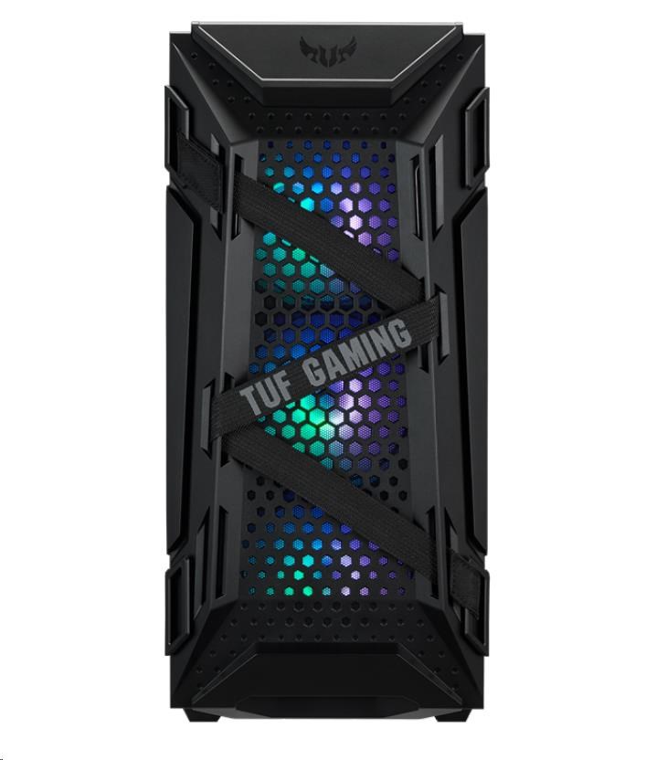 ASUS skriňa TUF GAMING GT301 BLACK AURA,  ATX Tower,  čierna,  bez zdroja5 