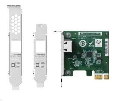QNAP QXG-2G1T-I225 síťová rozšiřující jednoportová karta 2, 5GbE pro PC a NAS (1x2, 5GbE)0 