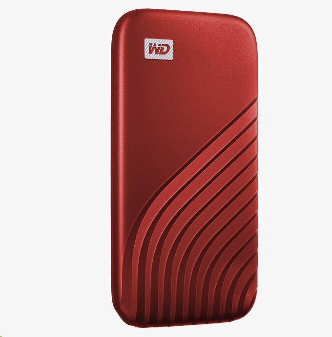 SanDisk WD My Passport SSD externý 1TB , USB-C 3.2 , 1050/1000MB/s R/W PC a Mac , červená1 