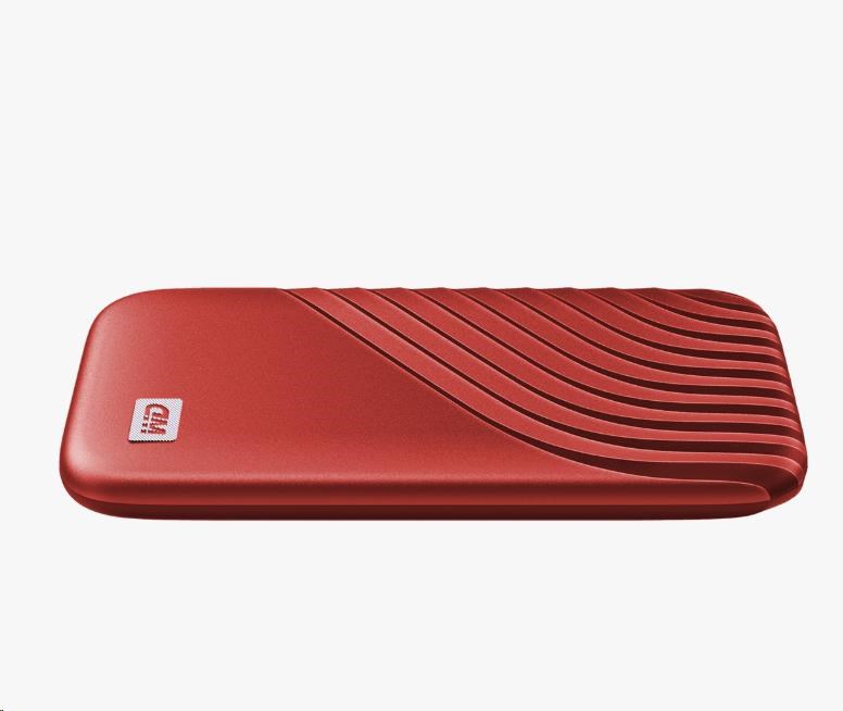 SanDisk WD My Passport SSD externý 1TB , USB-C 3.2 , 1050/1000MB/s R/W PC a Mac , červená5 