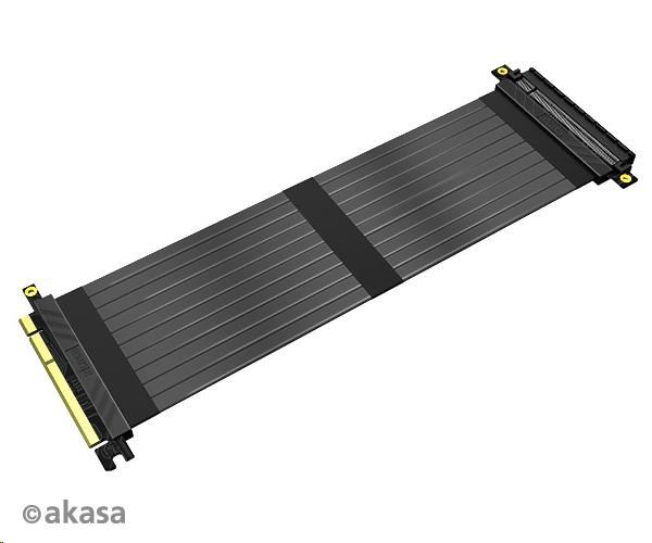 AKASA RISER BLACK X2 Premium PCIe 3.0 x 16 Stúpačka,  100 cm4 