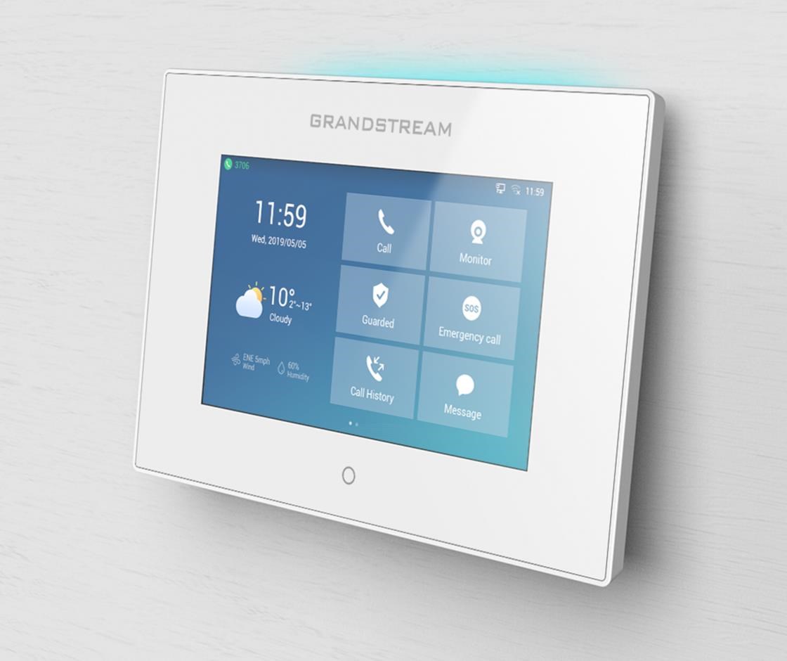 Grandstream GSC3570 SIP interkom a řídicí stanice,  Wifi,  Bluetooth,  bílý1 
