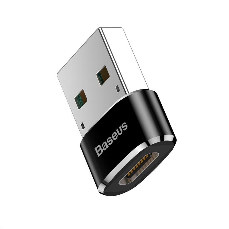 Baseus Mini OTG adaptér Ingenuity USB-A 3.1 na USB-C (M/ F) čierny1 