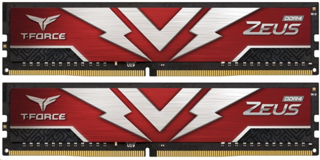 T-FORCE DIMM DDR4 64GB (Kit of 2) 3000MHz CL16 ZEUS Gaming Memory Červená0 