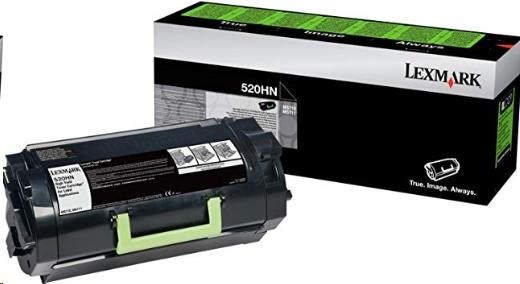 Toner Lexmark 52D0H0N s vysokou výťažnosťou pre firmy (25k) pre MS710dn /  MS711dn0 