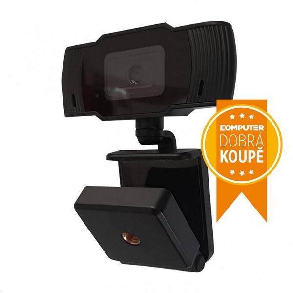 Umax Webcam W5 - vysokokvalitná 5-megapixelová webová kamera s mikrofónom,  automatickým zaostrovaním a pripojením USB0 
