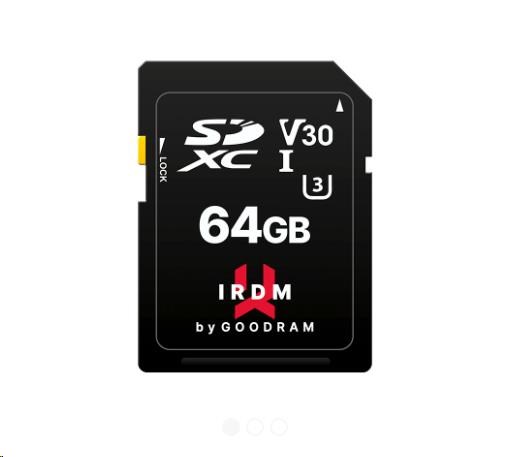 Karta GOODRAM SDXC 64GB IRDM (R:100/ W:70 MB/ s) UHS-I U31 