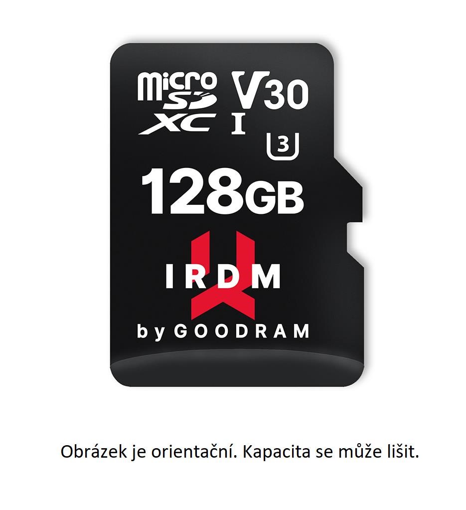GOODRAM microSDXC karta 64GB IRDM (R:100/ W:70 MB/ s),  UHS-I Class 10,  U3,  V30 + Adapter0 