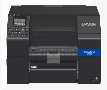 Epson ColorWorks CW-C6500Pe,  lúpač,  disp.,  USB,  Ethernet,  čierna0 